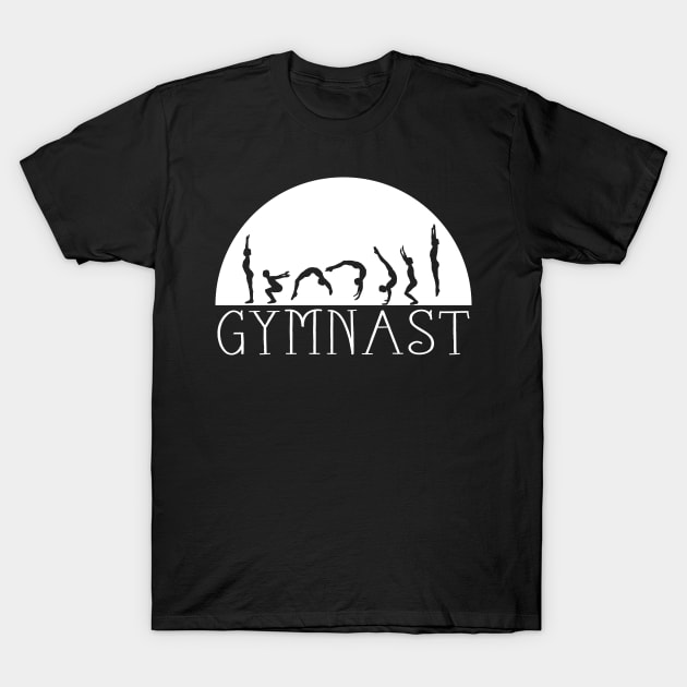 Gymnast Moon T-Shirt by XanderWitch Creative